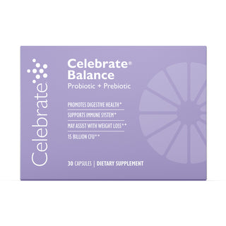 Celebrate® Balance Probiotic + Prebiotic Capsules, 30-count box